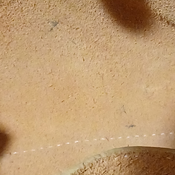 COLE HAAN GOLD Pebbled Leather Braided Handle 2 Way Tote Bag w/Charm - Picture 14 of 15